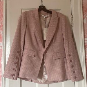Brand new Veronica Beard Steele Dickey Jacket NWT- Pink/Clay
